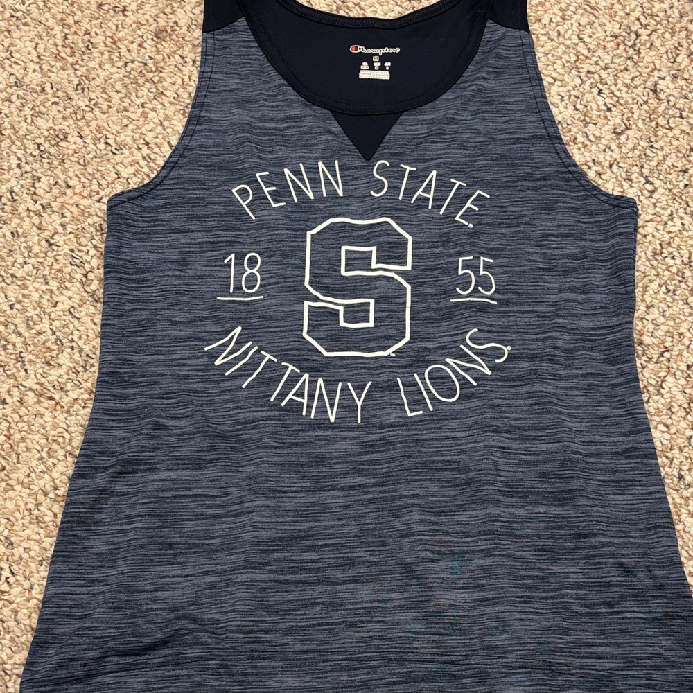 Champion Women's Blue Penn State Tank Top
